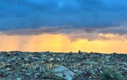 صورة لدمار مدينة رفح جراء الحرب المستمرة