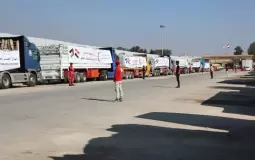 شاحنات المساعدات الإنسانية - أرشيف