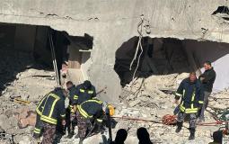 انهيار منزل في جنين