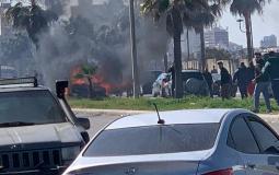 استهداف مسيّرة إسرائيلية لسيارة في صيدا