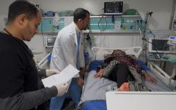 مستشفى الهلال الأحمر الميداني في مدينة غزة يستقبل عشرات المرضى في يومه الأول 