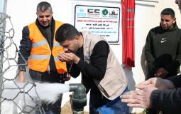 منظمة رحمه حول العالم تفتتح بئر مياه بمدينة بيت لاهيا شمال قطاع غزة 