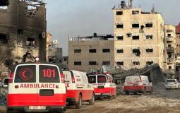سيارات الإسعاف في غزة