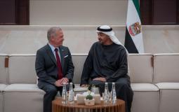 ملك الأردن ورئيس الإمارات يبحثان جهود وقف الحرب على غزة