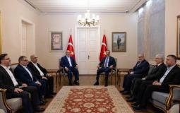 تفاصيل اجتماع وفد حماس مع وزير خارجية تركيا في أنقرة