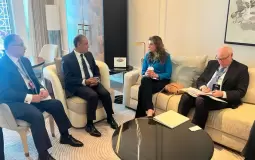 وزير الخارجية المصري بدر عبدالعاطي يلتقي مورجان أورتاجس نائبة المبعوث الأمريكي للشرق الأوسط