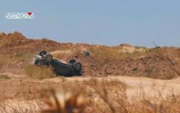 مشاهد للكمين الذي نفذته "القسام" ضد قوة إسرائيلية شرق بيت حانون