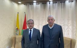 محمود العالول والسفير الياباني