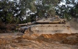 الجيش الإسرائيلي يبدأ العمل في محور موراج جنوب قطاع غزة