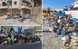 تراكم النفايات في بلدة كفر