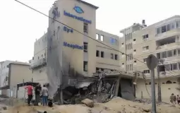 دمار في مستشفى العيون خلال الحرب - توضيحية