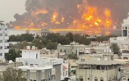 العدوان على ميناء الحديدة باليمن.