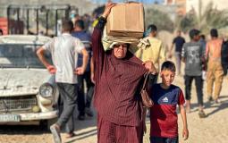 توزيع المساعدات في غزة