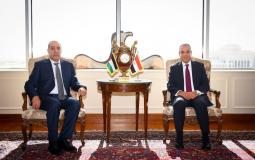 اجتماع وزير الخارجية المصري مع نائب رئيس دولة فلسطين