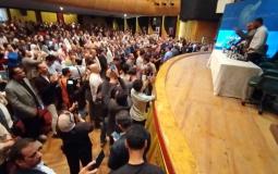 صحفيو مصر يقفون حدادا على شهداء الصحافة في فلسطين