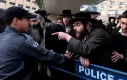 اشتباكات بين الحريديم والشرطة الإسرائيلية - أرشيف