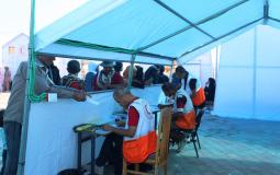 مستشفى المواصي الميداني التابع لجمعية الهلال الأحمر