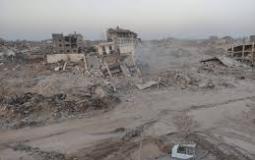 مركز غسيل الكلى بعد تدميره