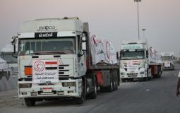 شاحنات مساعدات إلى غزة - تعبيرية