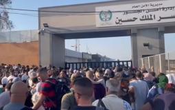 الازمة على جسر الملك حسين