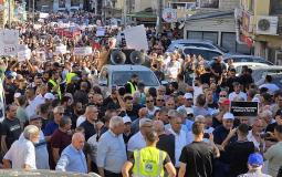 مظاهرة في سخنين تنديدا بالحرب والتجويع في غزة