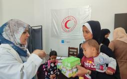 مركز صحي تابع للهلال الأحمر في غزة