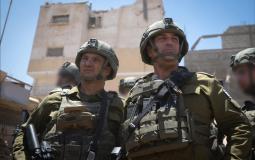 رئيس الأركان الإسرائيلي من داخل غزة