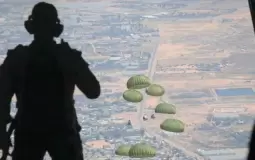 إنزالات مساعدات جوية - توضيحية
