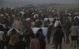 فوضى توزيع المساعدات