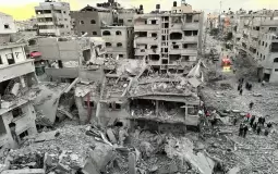 آثار العدوان على غزة