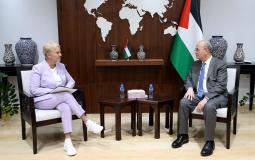 اجتماع مصطفى مع المديرة التنفيذية لبرنامج الأغذية العالمي