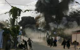 القصف على غزة - أرشيف