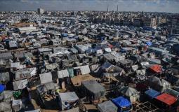 خيام النزوح في قطاع غزة