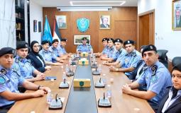 لقاء مدير عام الشرطة مع انتربول فلسطين