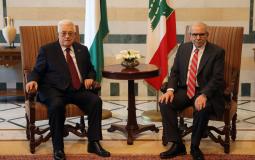 الرئيس عباس ورئيس الوزراء اللبناني