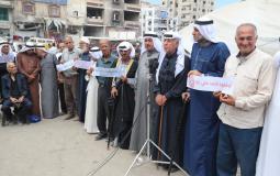 شؤون العشائر بغزة خلال المؤتمر الصحفي