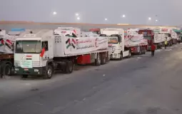 قافلة الحياة التاسعة تنطلق من مصر إلى غزة