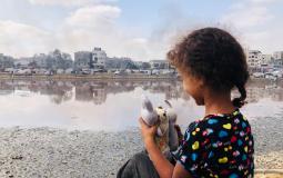 بركة الشيخ رضوان.. قنبلة بيئية تهدد سكان غزة