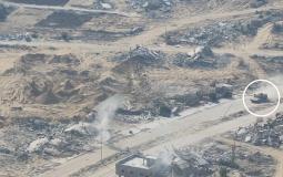 من موقع الحادث في خانيونس