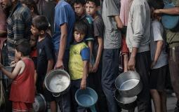 المجاعة في غزة - تعبيرية