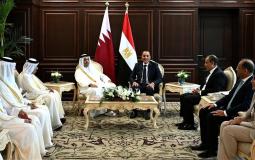 رئيس الوزراء المصري ونظيره القطري