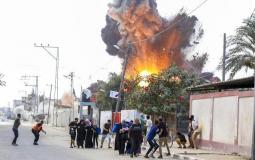 القصف على غزة - تعبيرية