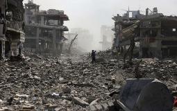 الدمار في غزة - تعبيرية