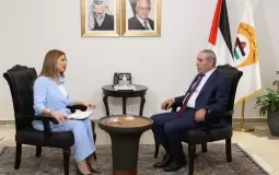 حسين الشيخ خلال لقاء مع قناة العربية - الحدث