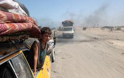 نزوح المواطنين من مدينة غزة - تعبيرية