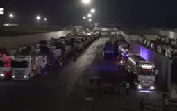 قافلة مساعدات إنسانية مصرية لأهالي قطاع غزة