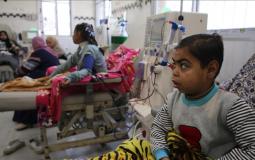 غزة - استهداف الطابق العلوى في مستشفى الرنتيسي للأطفال