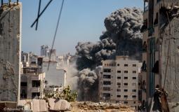 غارات إسرائيلية على مدينة غزة