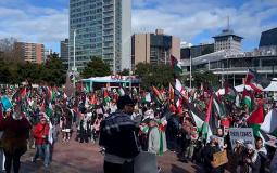 الآلاف يشاركون في مسيرة مؤيدة لفلسطين في أكبر مدن نيوزيلندا