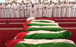 الدوحة تشيّع شهداء الهجوم الإسرائيلي